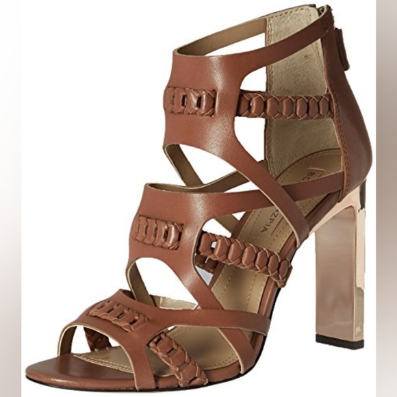 BCBGMAXAZRIA Women's DORIE Dress Sandal size 10 US Tan color - Picture 2 of 15